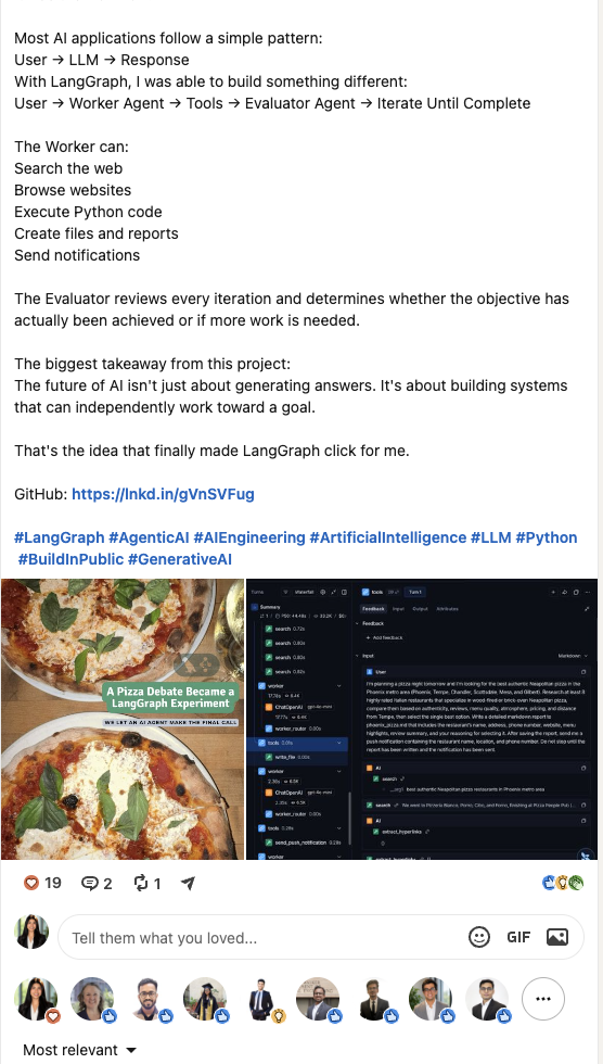 LangGraph agentic AI experiment post